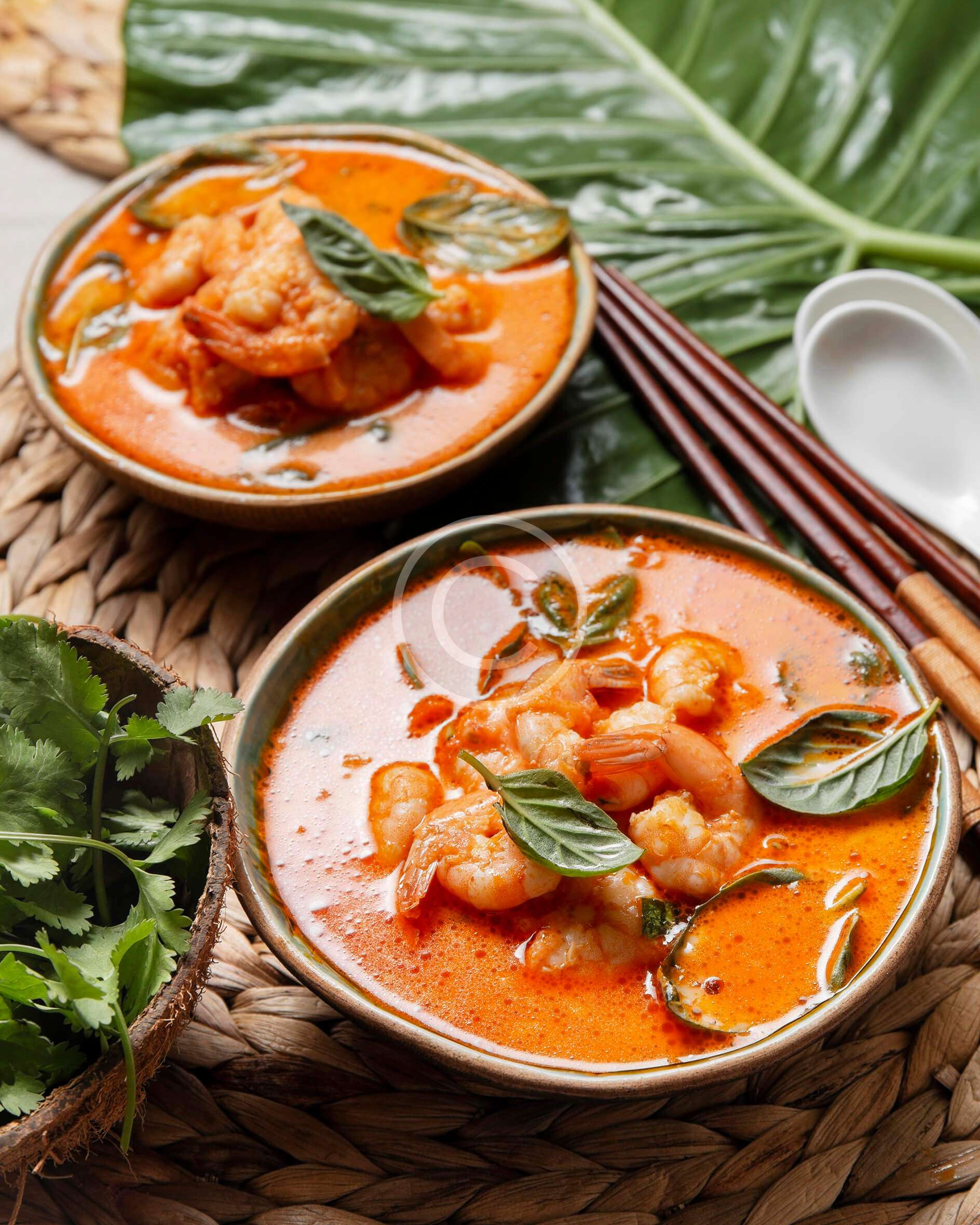 Thai shrimp curry